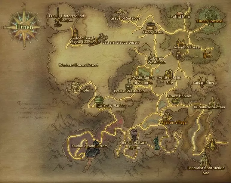 Map of Eltnen in Elysea