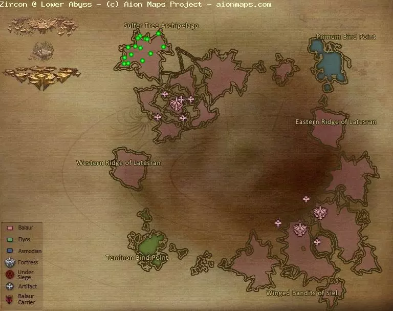 Zircon in Lower Abyss