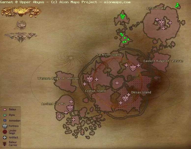 Garnet in Upper Abyss