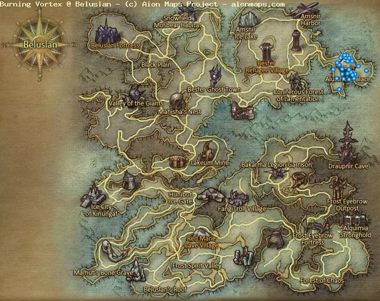 Burning Vortex in Beluslan