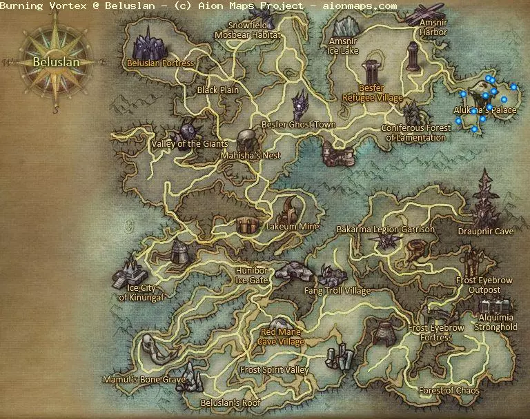 Burning Vortex in Beluslan