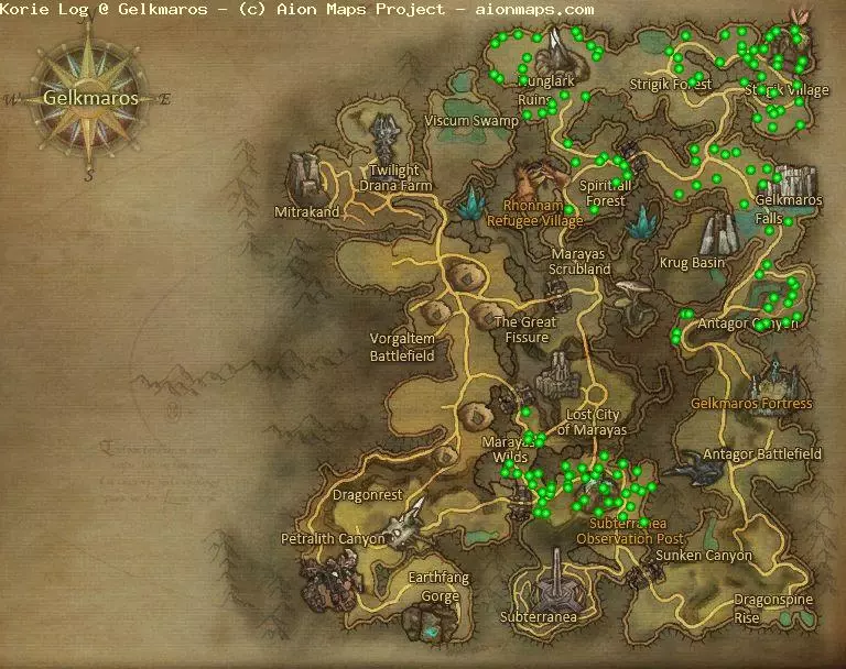 Korie Log in Gelkmaros