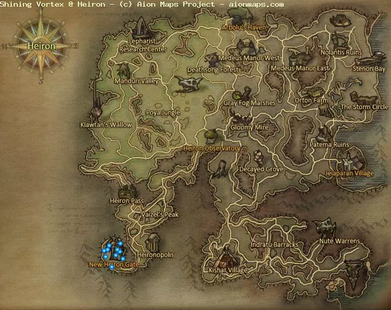 Shining Vortex in Heiron