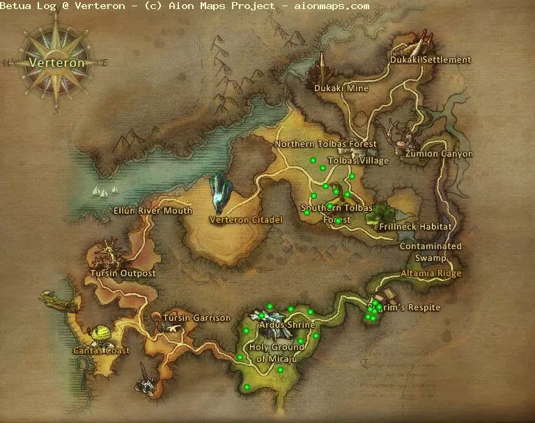 Betua Log in Verteron